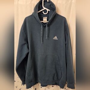 Adidas Men's Blue Hoodie